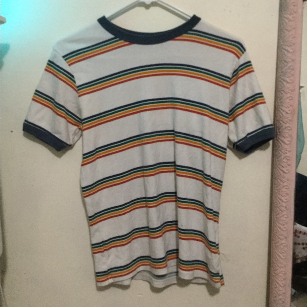 Rainbow striped shirt 👚